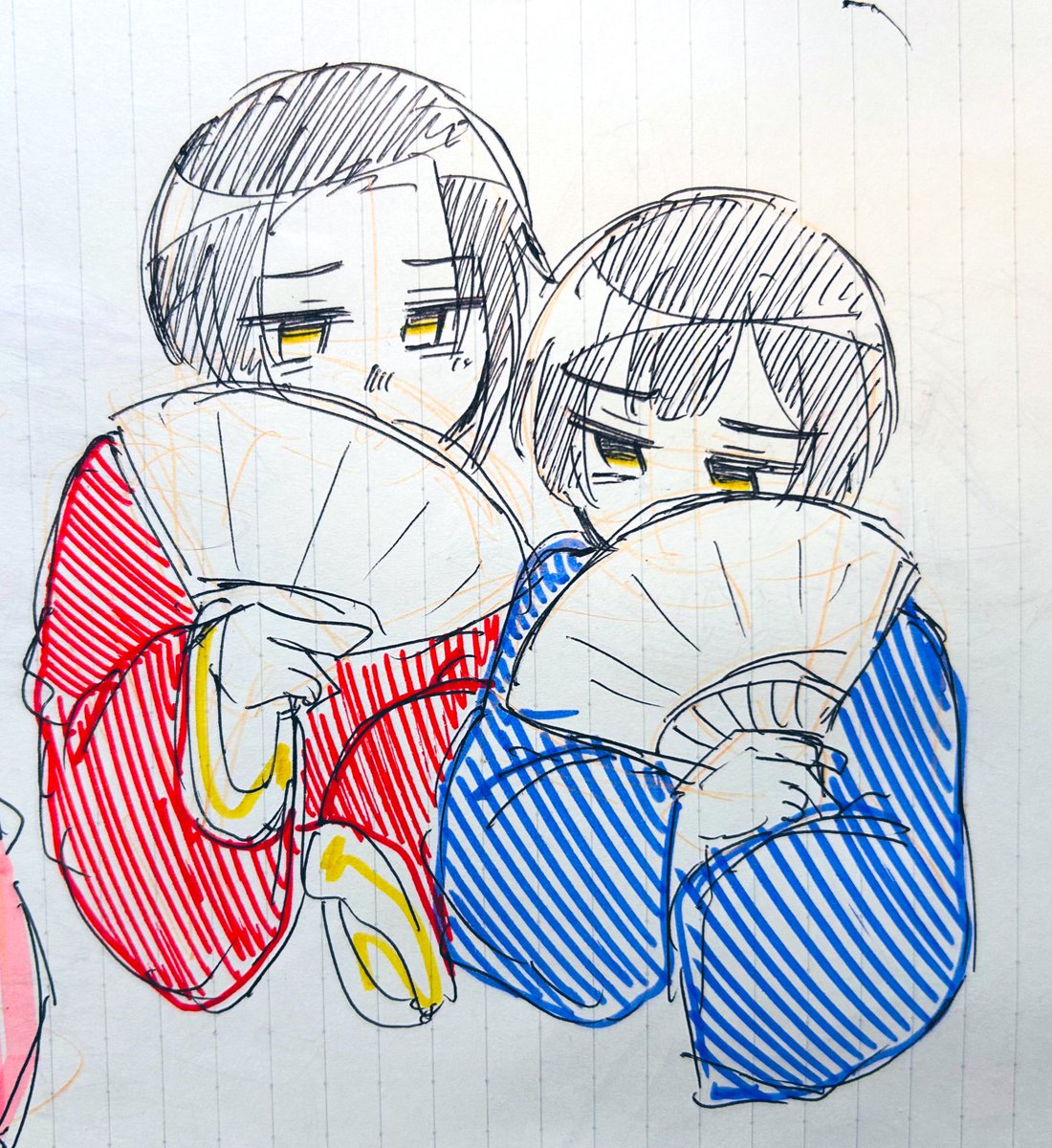 kyu_chan_ten's tweet image. こそこそ　ヒソヒソ