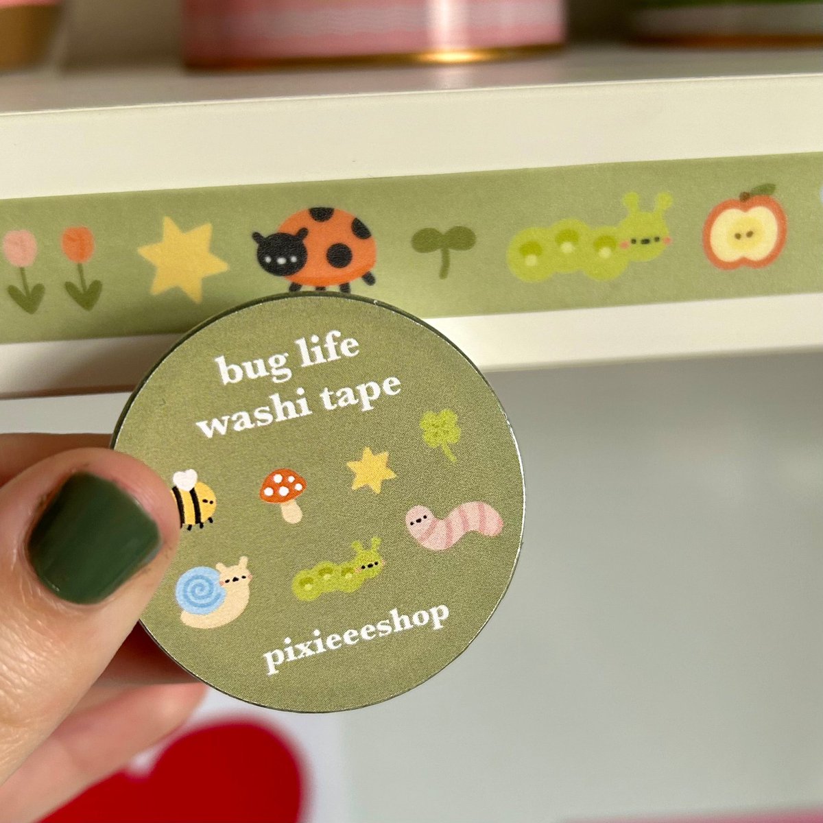 pixieeeshop's tweet image. i just have 1 left of the bug life washi tape in my sale now!! π this is definitely a customer fav