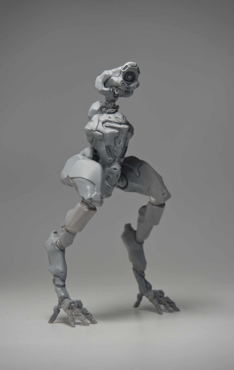 floatjelly's tweet image. オリジナルメカ、1/12 "ストルシア"販売します
各部関節は好きな角度で固定できるつくりで、 レジンキャストの複製品に3Dプリンタ製パーツが付属します 第二弾"オブイニア"と並べて売ります
卓番 5-06-09 Floatjelly、¥4,000です よろしくお願いします #WF2025s