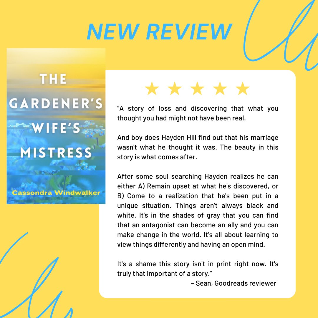 TypeEighteenBks's tweet image. Thanks to this @goodreads reviewer for these words! And yes, The Gardener's Wife's Mistress by @WindwalkerWrite is that good!
A touching and surprising story about love, grief, nature, and acceptance. Preorder yours now.
#upcomingbooks #bookshelf #bookrecommendations #books