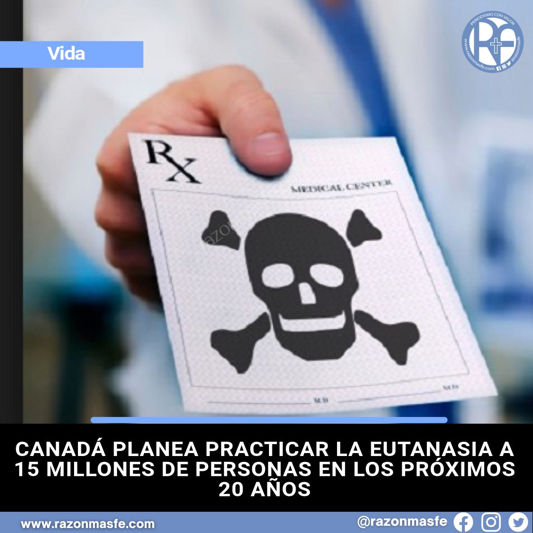 razonmasfe's tweet image. 📰Canadá planea eutanasiar a 15 millones de personas entre 2027 y 2047 como medida de ahorro en su sistema sanitario, según denuncia la veterana de combate Kelsi Sheren.
➕ info: razonmasfe.com/canada-planea-…