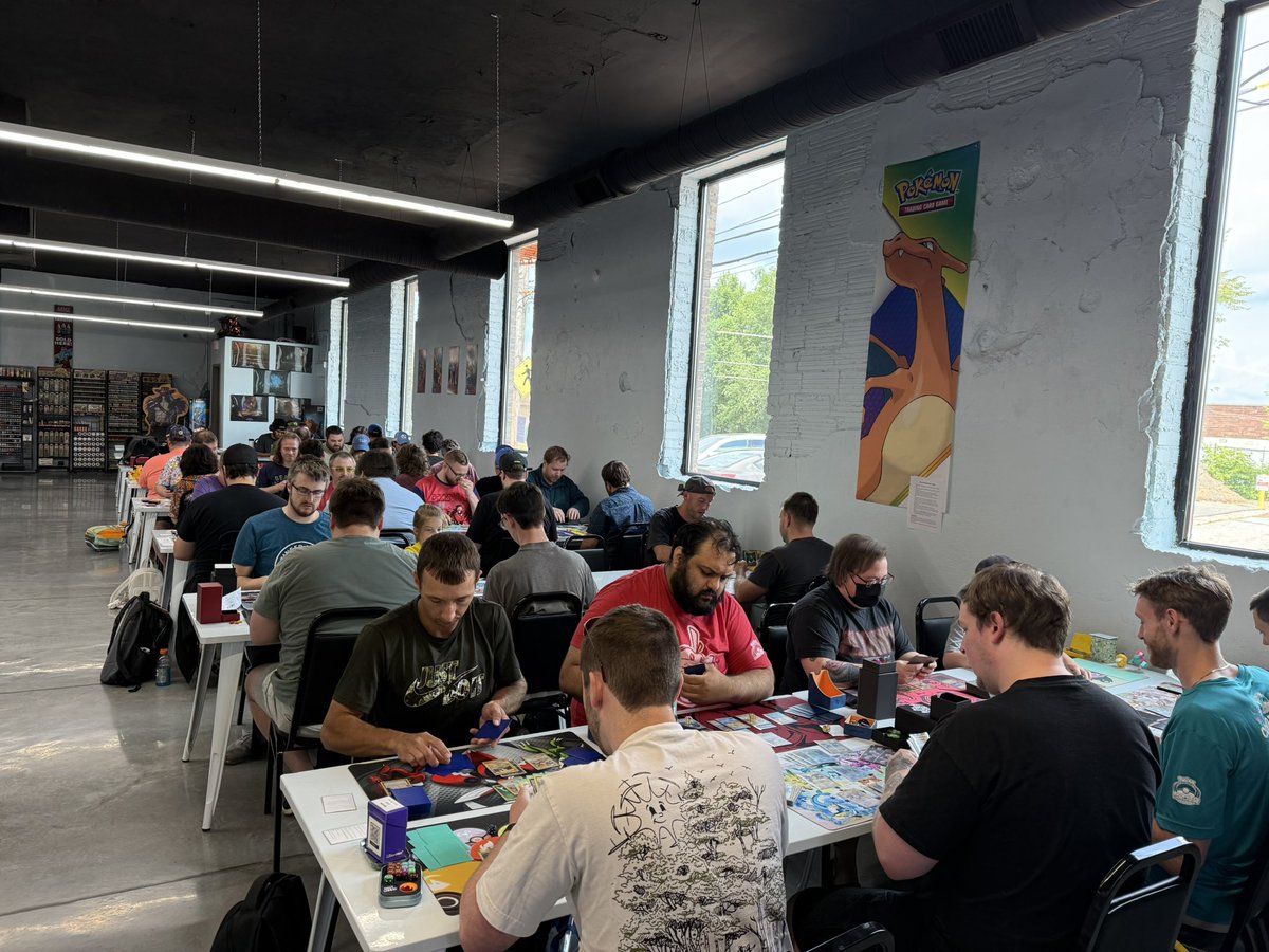FullGripTCG's tweet image. 45 players at our Throwback Series #2 - Base Neo! Come watch our players duke it out in 2002 style and compete for over $600 in prizing live!
twitch.tv/trickygym