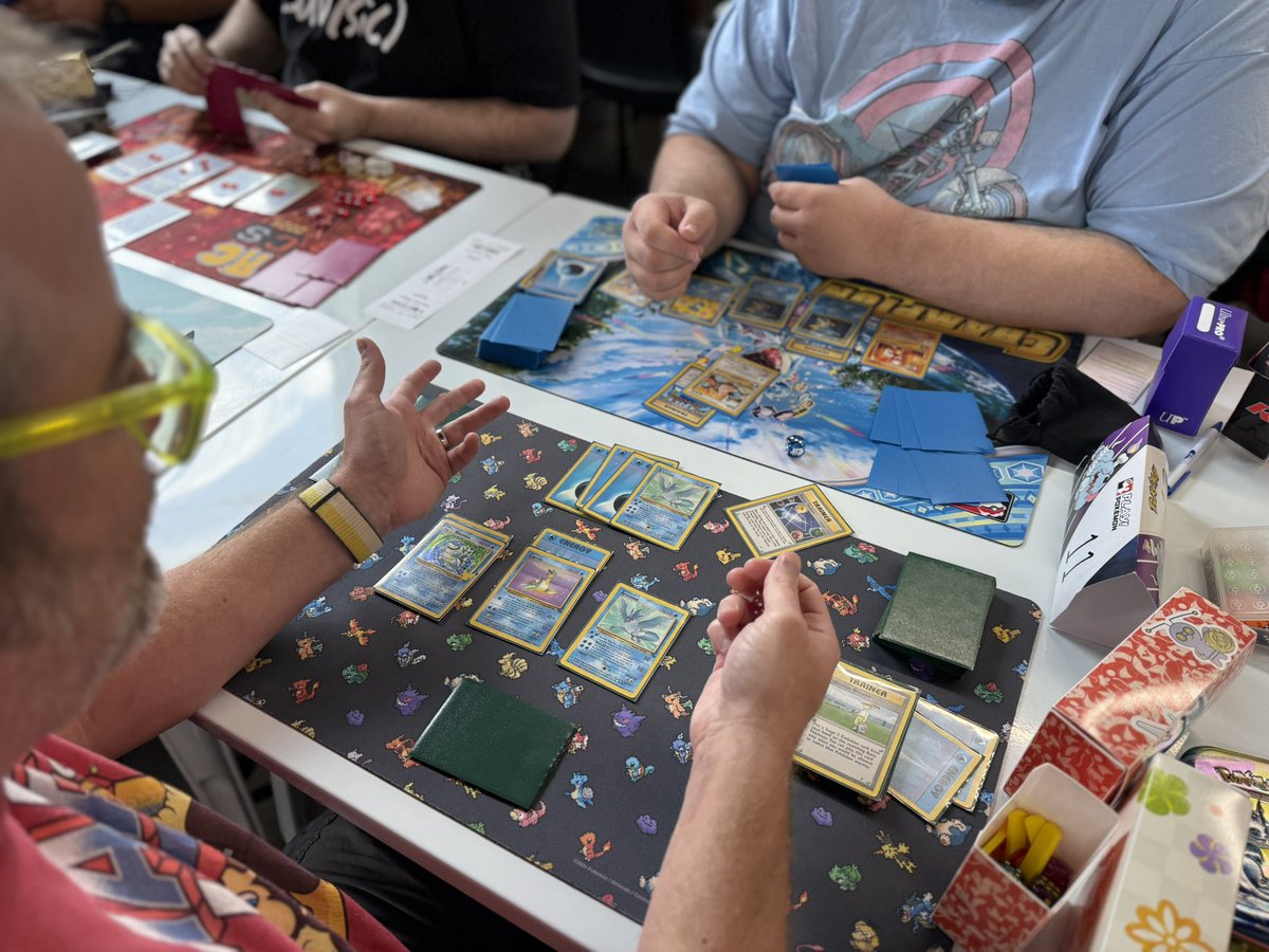 FullGripTCG's tweet image. 45 players at our Throwback Series #2 - Base Neo! Come watch our players duke it out in 2002 style and compete for over $600 in prizing live!
twitch.tv/trickygym