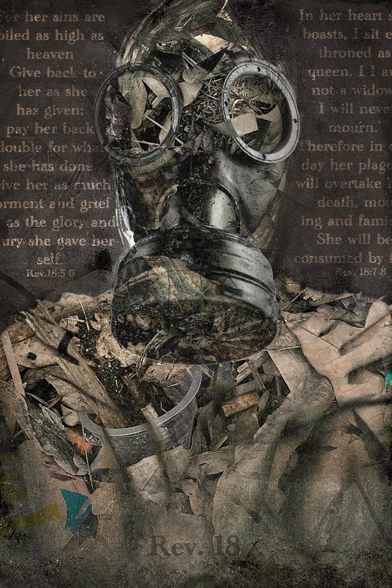 Emely Majrell – The Fleurs (Sweden)
 “The apocalypse is not an end but a mirror of fears &amp; myths.”
📸 Endtime Fantasies – layered photomontages echo Revelation as reflection.

👉 100VWorld Vol.5
🔗 calameo.com/books/00657465…

#EmelyMajrell #100VWorld #photomontage #conceptualart