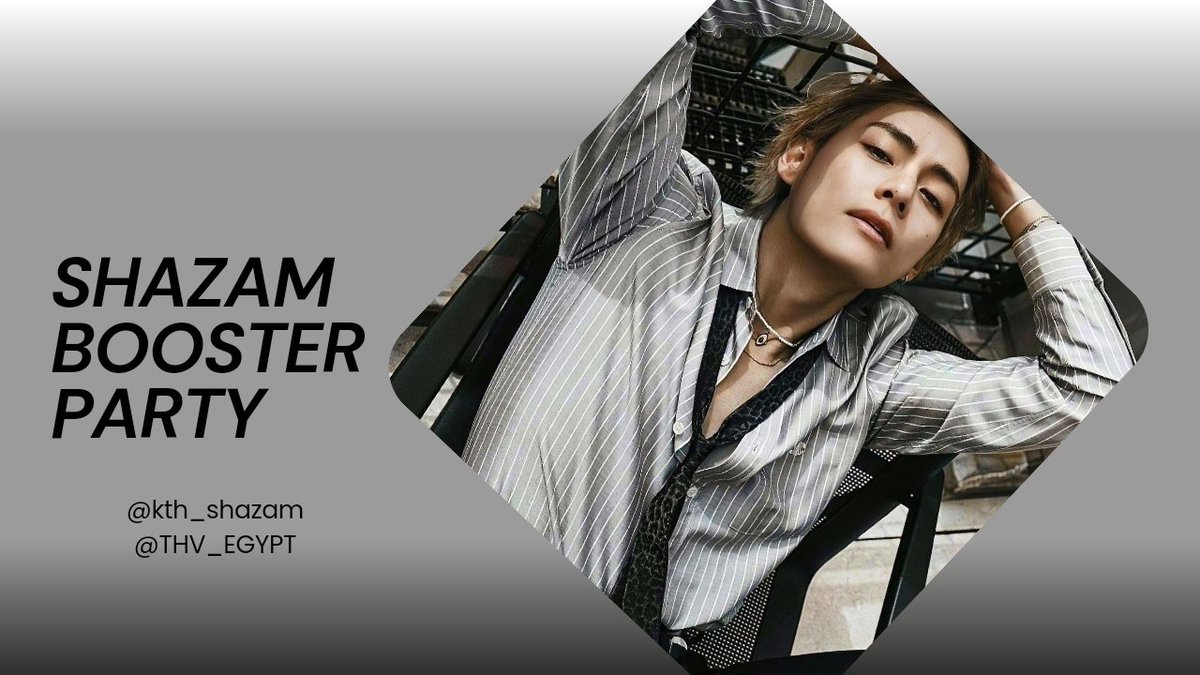 Kth_Shazam's tweet image. SHAZAM BOOSTER PARTY with @THV_EGYPT
🎯20 shazaming ss
📌Songs: Winter Ahead og+ inst+ FRI(END)S og + inst.
Please participate everyone.
BORAHAE TAEHYUNG
#SHAZAMFORV