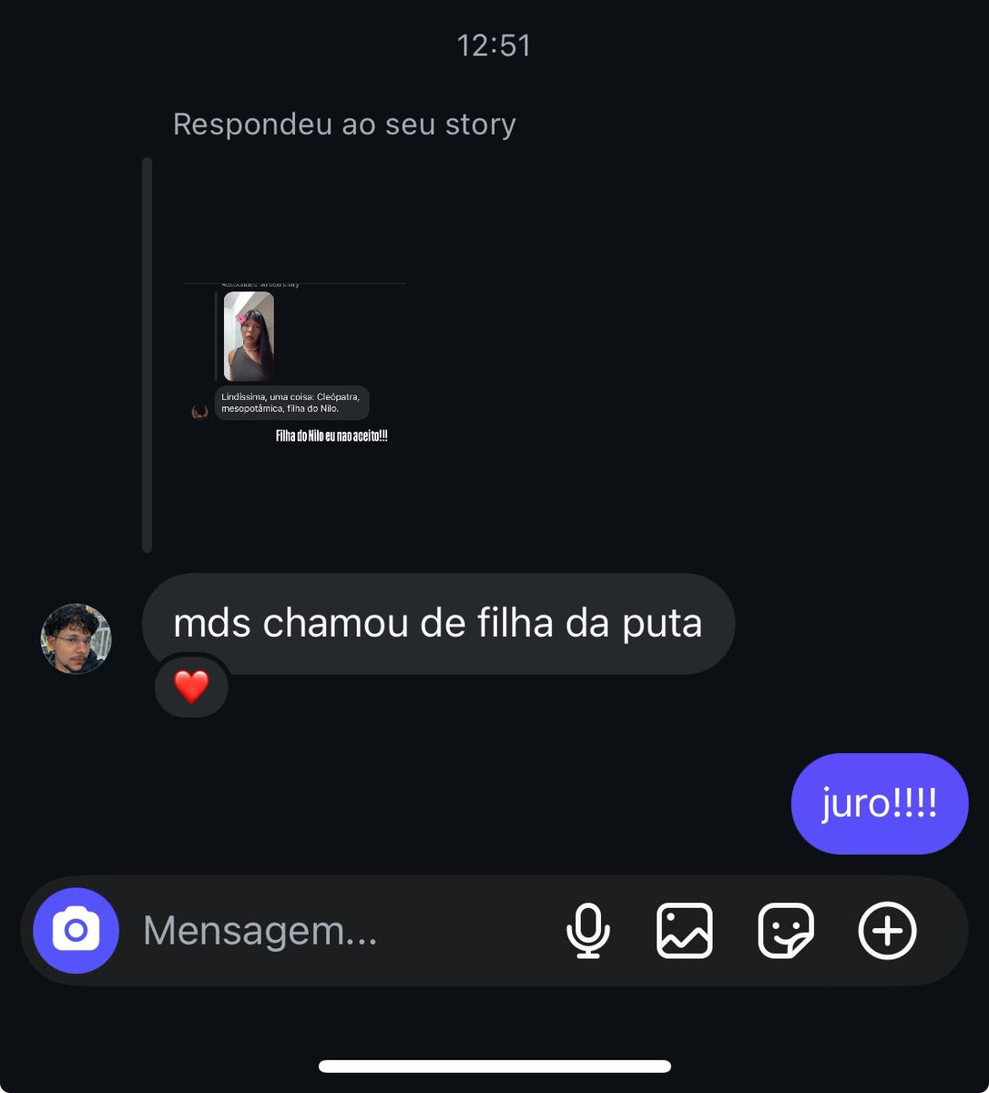 lucibeautyy's tweet image. se eu fosse filha da Nilo seria filha da puta