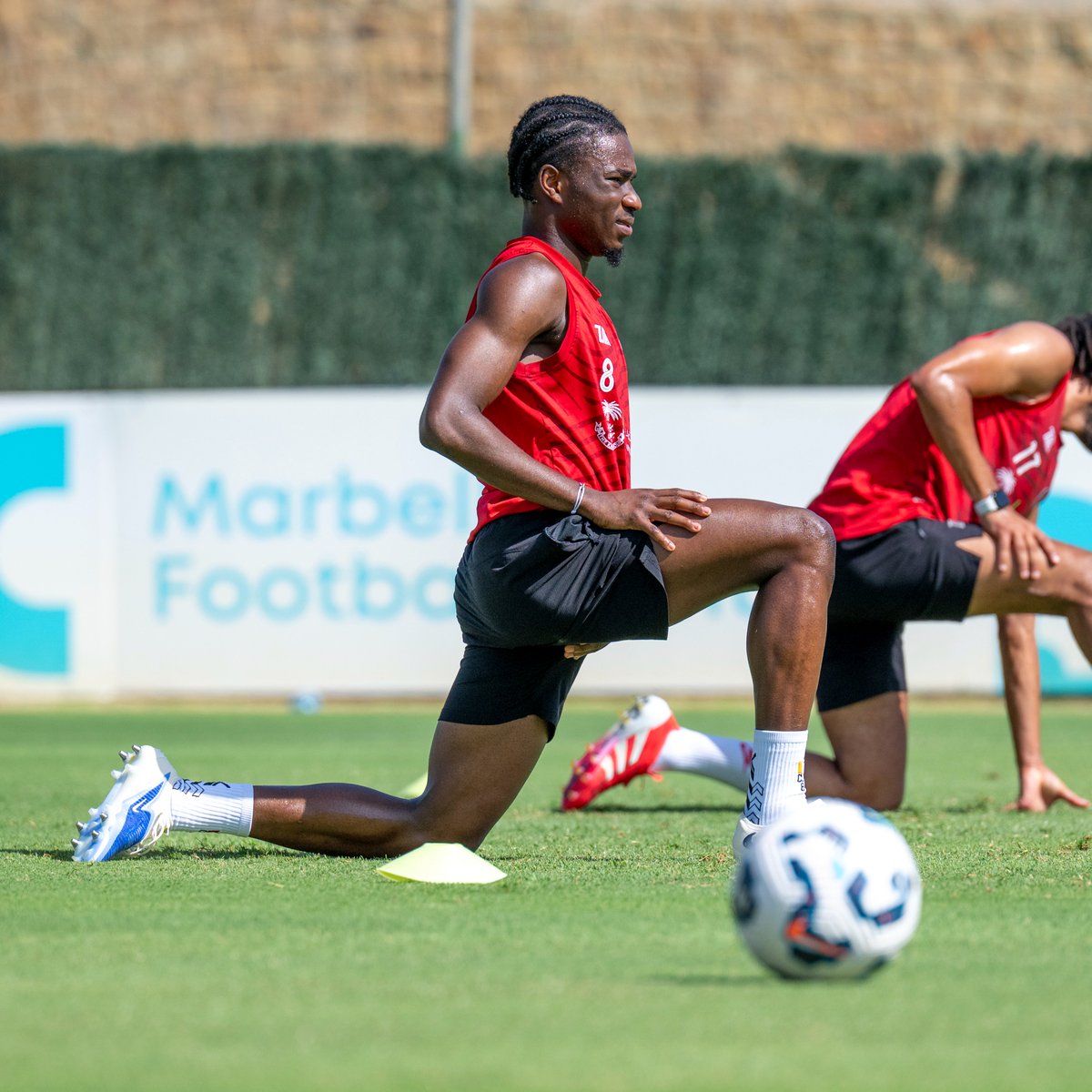 AlJaziraFC_EN's tweet image. The work continues in Spain 👊

#AJC #AlJaziraCamp