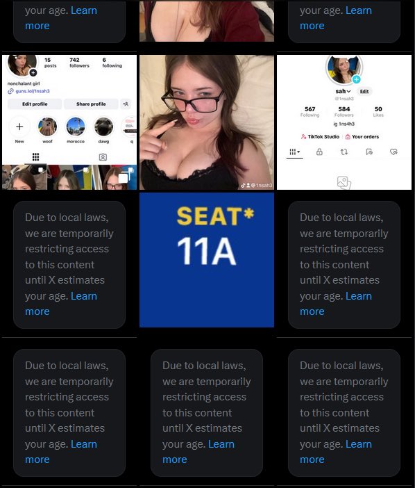 my friend sent me this 😔 ty uk laws cant even show some cleavage these days 😔