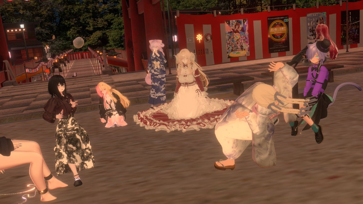 CONNECT_1112's tweet image. #VRC_CONNECT
①ぶっ倒れそうになってた
②同じポーズ
③めっちゃいいアバター
④状況がわからなすぎる