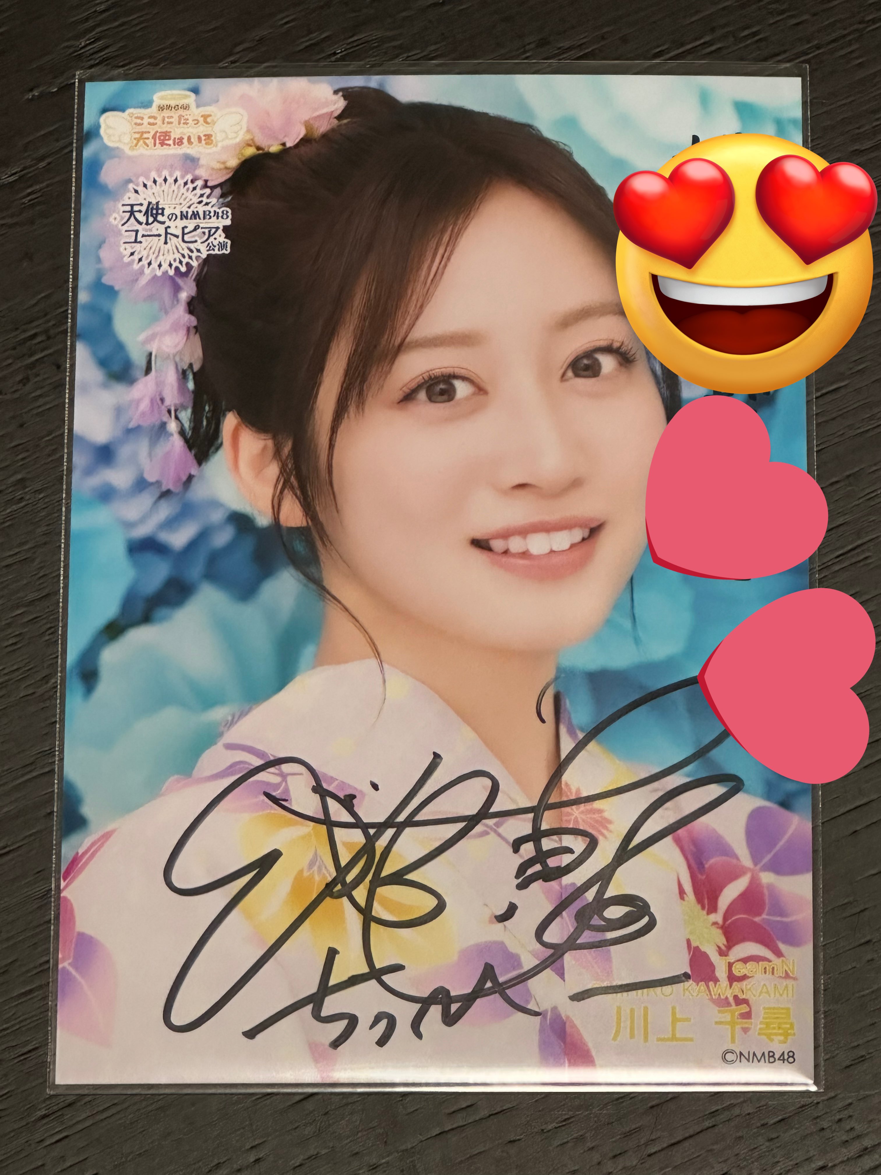 【超希少】川上千尋×マートン　直筆　サイン入りチェキ　NMB48 超希少】川上千尋×マートン 直筆 サイン入りチェキ NMB48 2025年