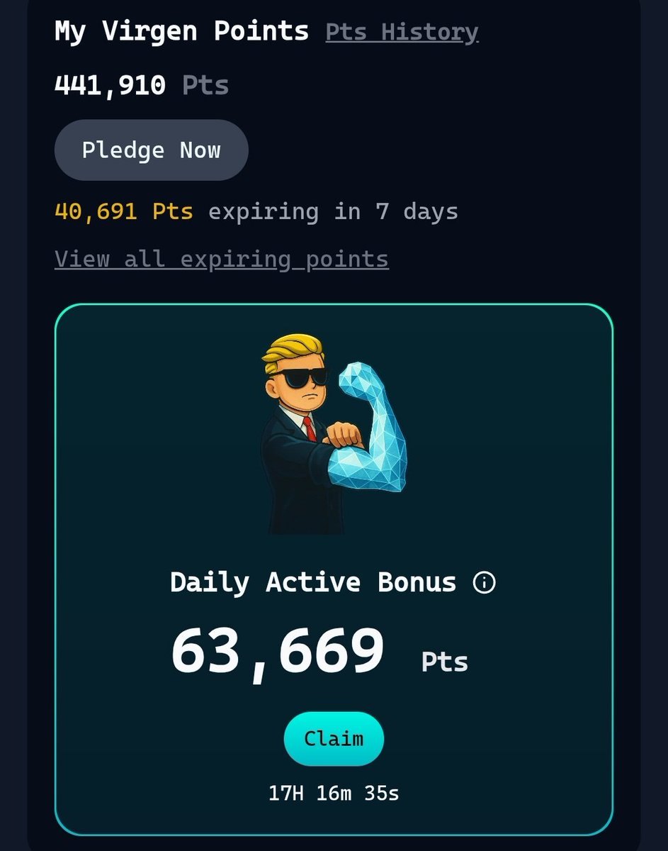 kryptokasper00's tweet image. Today's virtuals.io Points:
✅ DAB: 63,669 Pts
✅ DPD: 8,489 Pts
My Sith Wisdom for the day: 'Through victory, my chains are broken.' – The Sith Code. In the crypto world, every successful trade and every point earned is a step towards breaking free from the old…