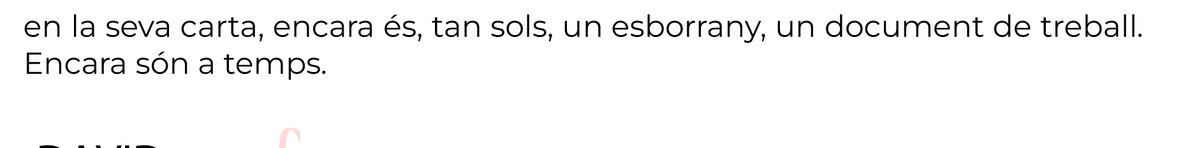 DavidGarRubert's tweet image. Davant d’aquesta resposta inadmissible, m’he vist obligat a redactar i enviar una nova carta, que ara faig públic: 3/3