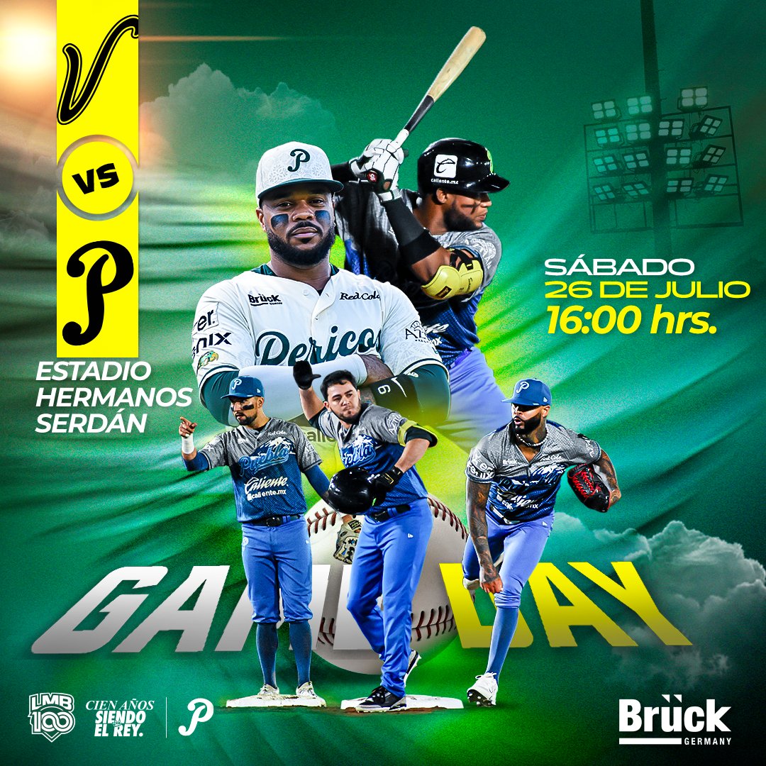 Pericos_Oficial's tweet image. 💥 Game Day 💥
Tenemos una cita en el Hermanos Serdán en punto de las 16:00 horas. 🏟️🫵🏻
Niños menores de 12 años Gratis toda la serie. 👦🏻👧🏻
Brück Germany.
#FuerzaPericos 🦜