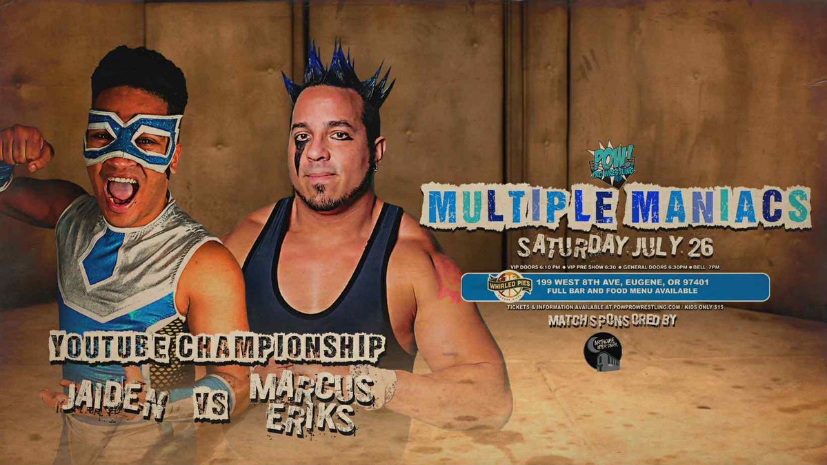 ThisIsJAIDEN's tweet image. Last month Marcus Eriks crushed my neck with a steel chair.

Tonight I crush his championship dreams in return!