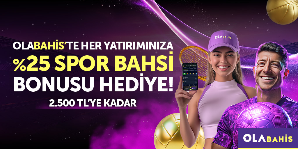 olabahisonline's tweet image. 🏀 OLABAHİS'TE SPOR YATIRIMLARI %25 BONUSLA DAHA KAZANÇLI!
🤑 Kazancını katlamak için hemen bonusunu al t2m.io/txolabhs 🏐