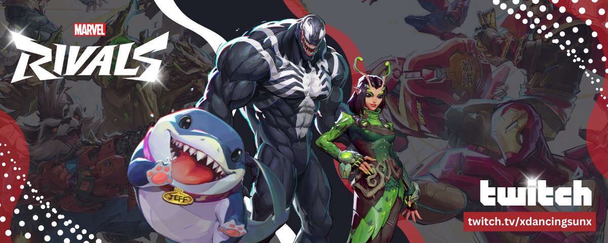 We are live with some marvel rivals!! Tune in homies!!

Watch live: twitch.tv/xdancingsunx

#gamer #gamingtwt #twitchstreamer #twitch #twitchaffiliate #twitchgirls #MarvelRivals