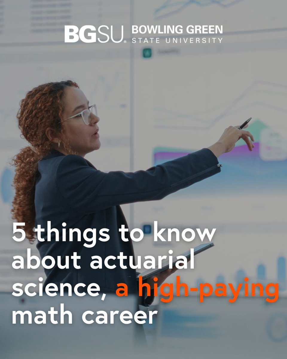 bgsu's tweet image. There are several misconceptions about the field of actuarial science and what the six-figure career actually entails. #BGSU professor in actuarial mathematics answers some of the most common questions about the profession, such as, “Do actuaries get paid a lot?” Read more:…