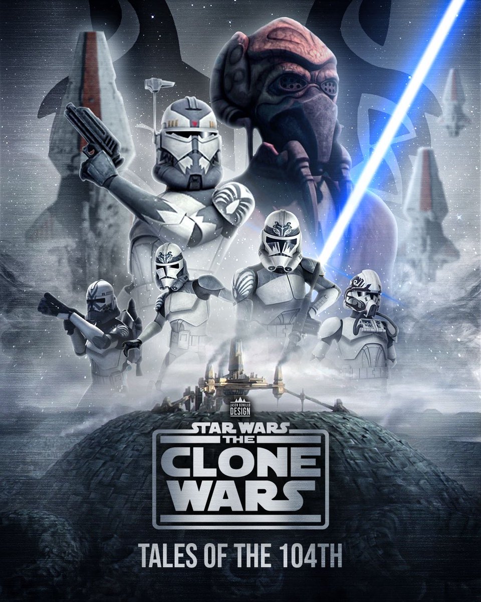 jbdesign512's tweet image. PLO KOON AND THE WOLF PACK
I always thought the Wolf Pack had the coolest armor in The Clone Wars and I wish we got some more arcs about this battalion. Very tempted to design a new poster for Rising Malevolence soon with the Phase 1 wolf pack armor.
Rate my poster 1-10!