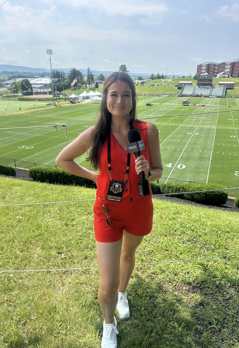 Another day of camp let’s gooo!🤩
I’ll have all your sports tonight LIVE from Latrobe at 6 &amp; 7pm on <a href="/KDKA/">KDKA</a> then will have your late sports tonight too back in studio! #HereWeGo