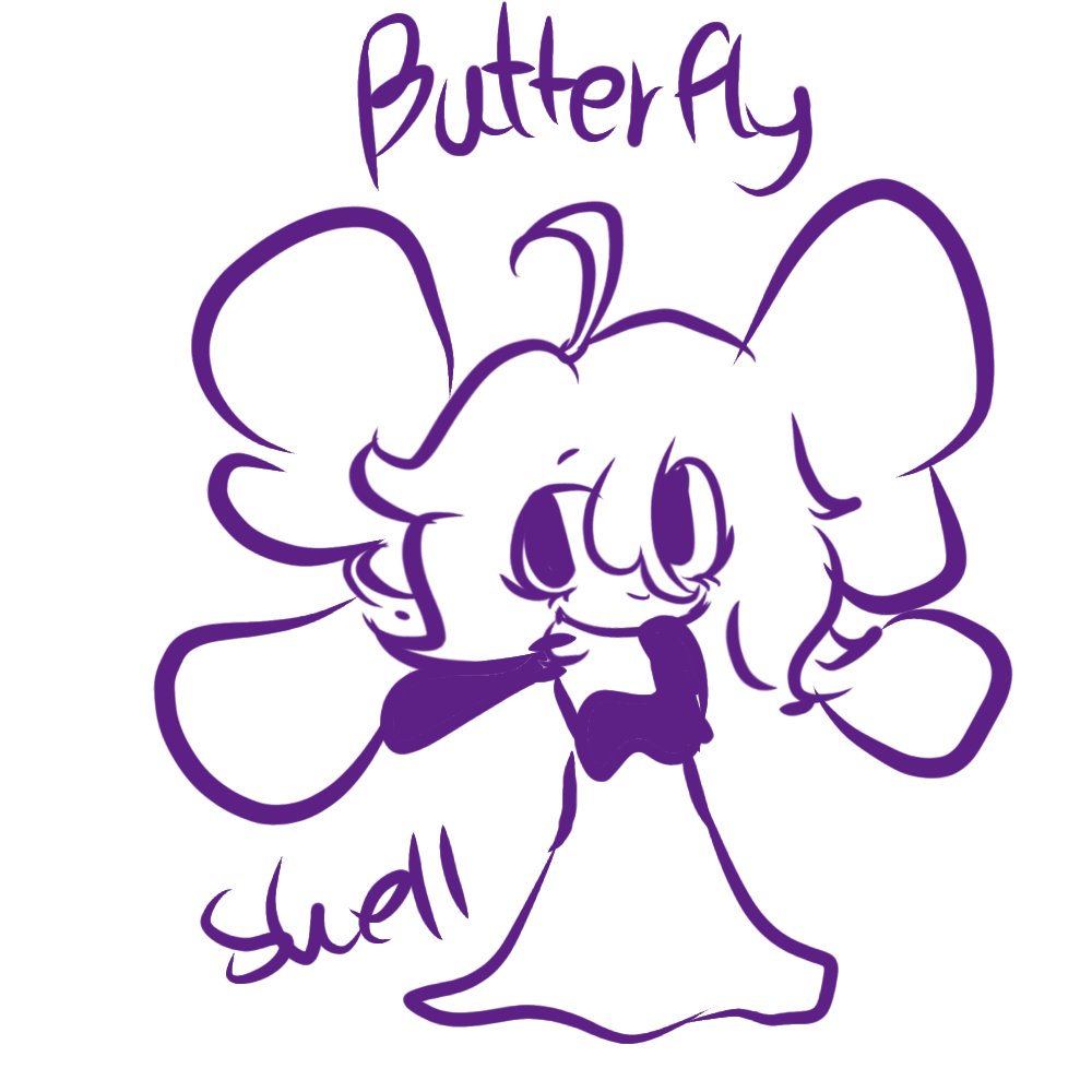 Aki_raie's tweet image. Butterfly Shell doodle
Also small fact there's 10 LonganGrape in the EOEP Au