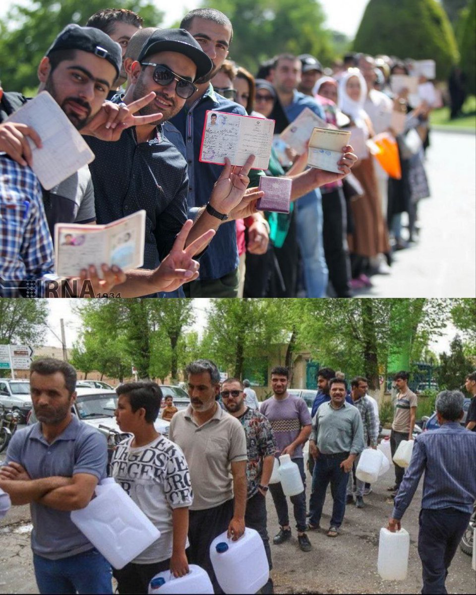 MoraadBeyK's tweet image. ✔️ملت همیشه در صف .
✔️صف بالا باعث و بانی صف پایین