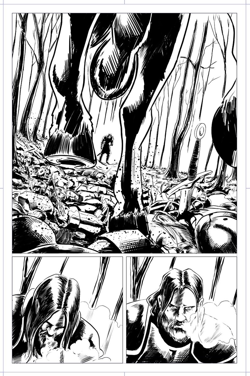 schiekapedia's tweet image. Fresh #HushRonin #inks.
#art #artist #artwork #comics #makecomics #illustration