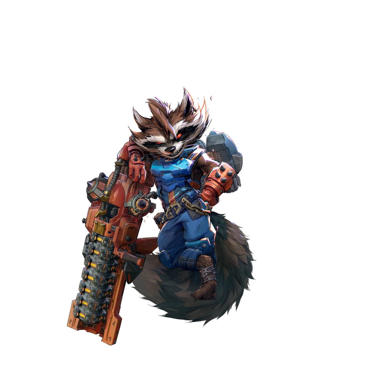 KentWayne94's tweet image. We listen we don’t judge 

Rocket and Jeff #MarvelRivals