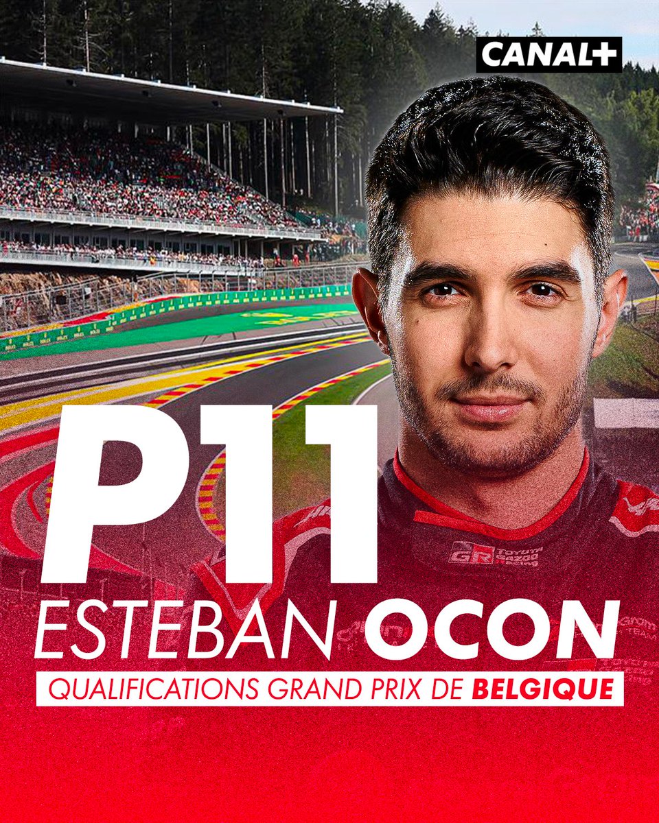 CanalplusF1's tweet image. Les positions sur la grille de nos Français à Spa, pour le Grand Prix de Belgique 😏⬇️
#BelgianGP #F1