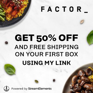 Factor yummy, Factor good, Use my link to get 50% off and free shipping on your first Factor box! #sponsored by <a href="/factormeals/">Factor _</a>  strms.net/factor75_idbz