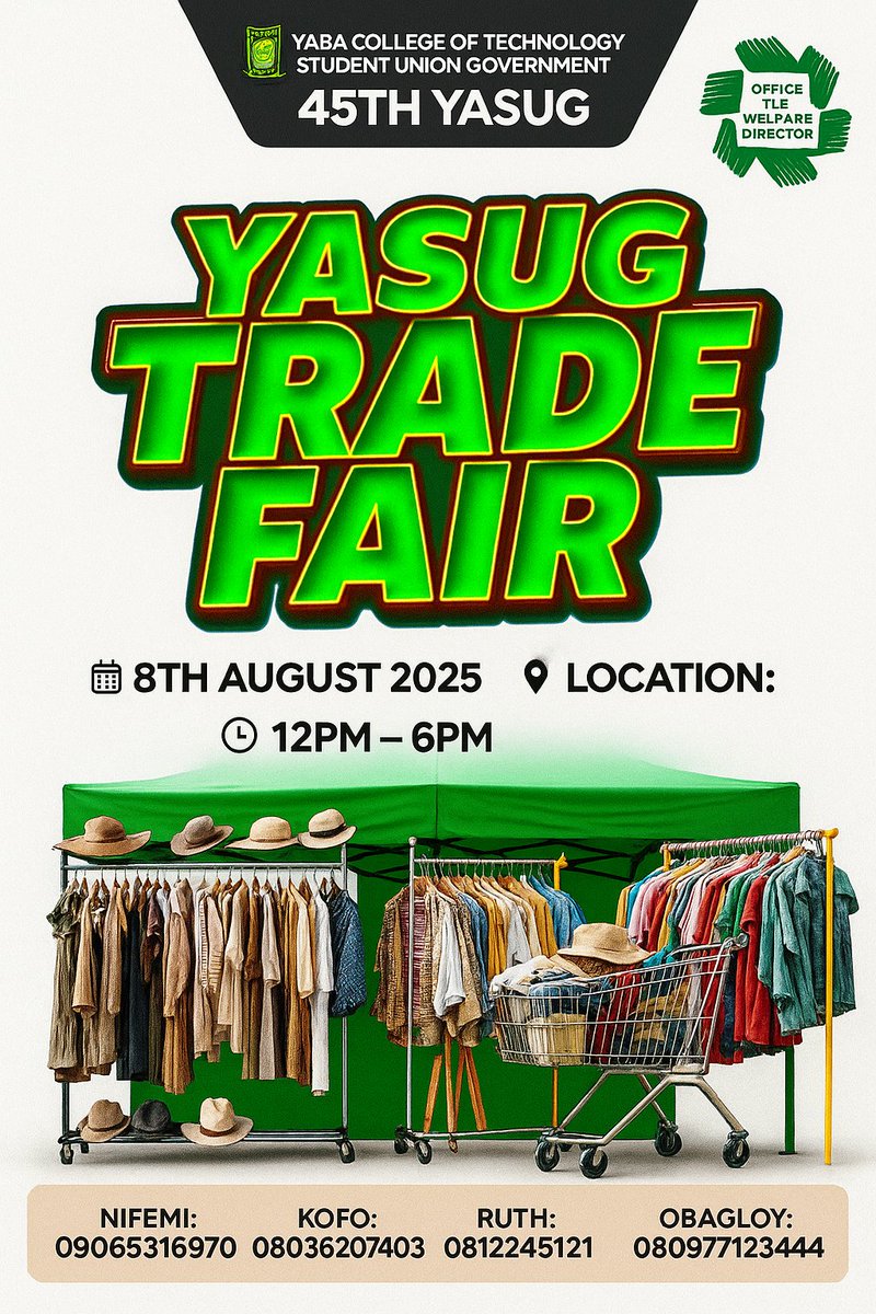 vickojoe's tweet image. 🎨 Bold designs, vibrant stalls, and creative energy the YASUG TRADE FAIR is where fashion meets flair! 🛍️
MADE MY VERSION ON THE LEFT
AI VERSION TO THE RIGHT. Which would choose?
Design it. Showcase it. Sell it. 💡
#Creativedesign #CreativeMarket #DesignVibes #Graphicdesign