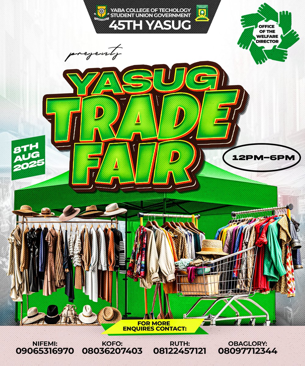 vickojoe's tweet image. 🎨 Bold designs, vibrant stalls, and creative energy the YASUG TRADE FAIR is where fashion meets flair! 🛍️
MADE MY VERSION ON THE LEFT
AI VERSION TO THE RIGHT. Which would choose?
Design it. Showcase it. Sell it. 💡
#Creativedesign #CreativeMarket #DesignVibes #Graphicdesign