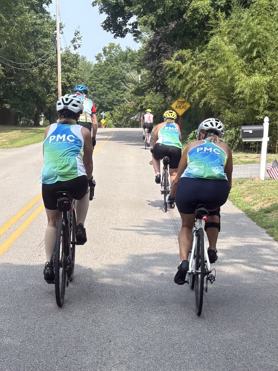 teamjakerides's tweet image. Getting those last @PanMass training miles!