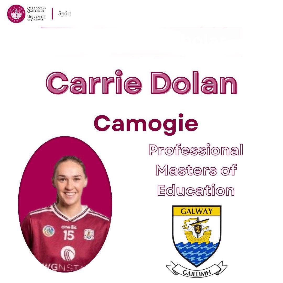 DeasunO's tweet image. A very special day for @unigalwaysport - @GalwayCamogie96 are through to the All Ireland final led by Captain and @uniofgalway student Carrie Dolan. Many students and Alumni are also on the squad.