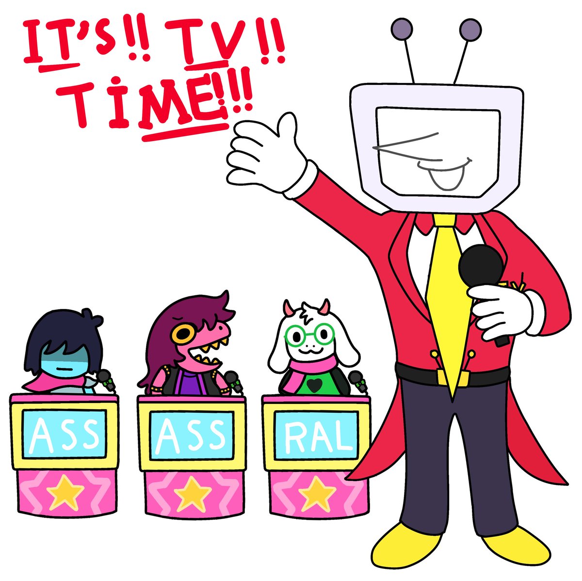 simarisupizza's tweet image. Chapter3
#deltarune #tenna