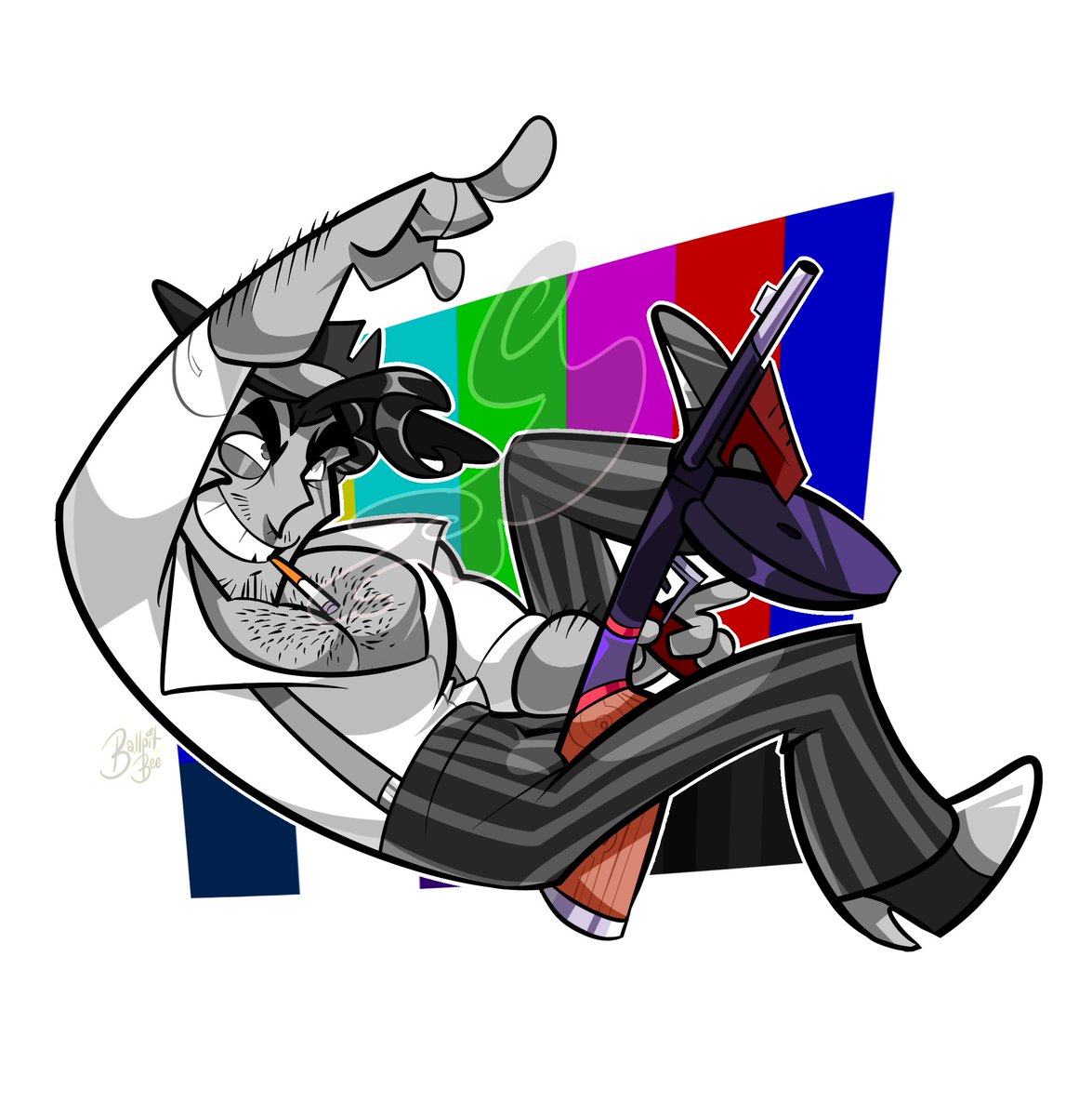 BallpitBee's tweet image. ALRIGHTY ALRIGHTY ALRIGHTY. Ive done this before, but I wanna try again since I got more followers.
I try very hard to make my OCs whole deal be pretty obvious from their design (at least surface level)-
What do you assume these characters are about just by lookin at em?
