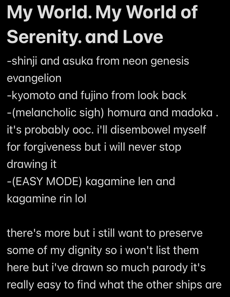 nyocaname's tweet image. "HI im the anon that asked the bandori question c: i was wondering do u have another ship u project caname on?" -> 🙂 i compiled them into a list iwanttokillame.straw.page