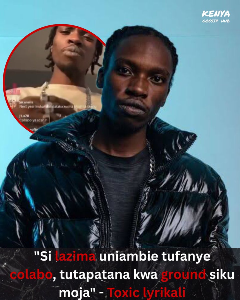 Kenya's fast growing rapper Toxic Lyrikali calls out rappers who keep begging him for collabs in his DMs, urging them to stop and wait when the vibes connect.