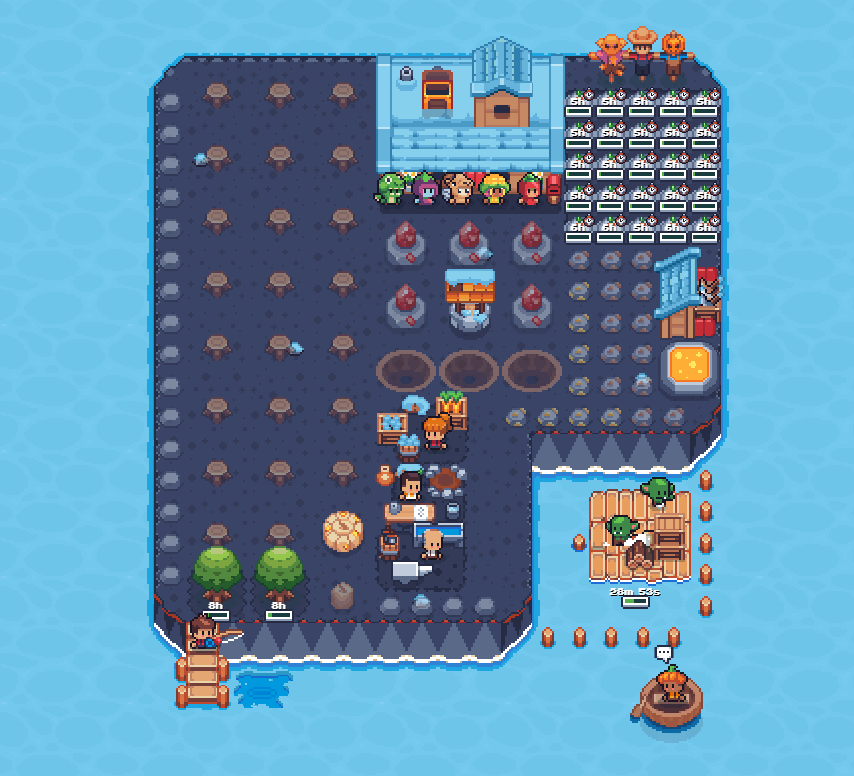 leacrypt00's tweet image. Volcano Island unlocked and reached 🌻🖤 @0xSunflowerLand