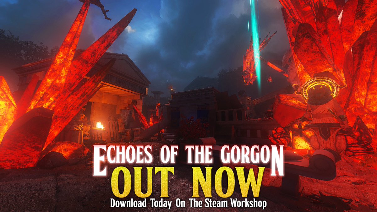EpicNNG's tweet image. My zombies map is officially OUT! Echoes Of The Gorgon is a return to form for BO4 Zombies fans! I tried to keep it faithful, whilst also mixing in elements from BO3 that should've never left
Download On The Steam Workshop: steamcommunity.com/sharedfiles/fi…
#BlackOps3 #ModTools #Zombies