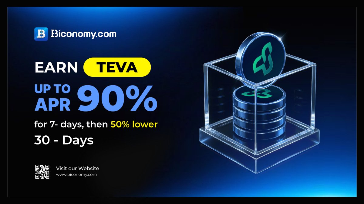 BiconomyCom's tweet image. 🚀 Biconomy.com Earn - #TEVA Locked Products: Enjoy Up to 90% APR in Rewards! 🚀
Earn is pleased to announce a Locked Products update on @tevaera . Subscribe to #TEVA on Earn Locked Products during the Promotion Period…