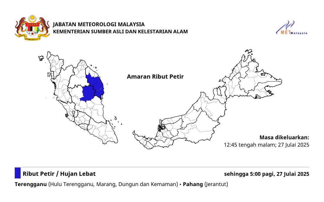 metmalaysia's tweet image. AMARAN RIBUT PETIR. ⛈⛈⛈
#ributpetirmetmalaysia
#metmalaysia
#NRES
#MalaysiaMadani