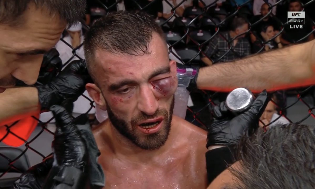 Yahya is CRAZY tough #UFCAbuDhabi