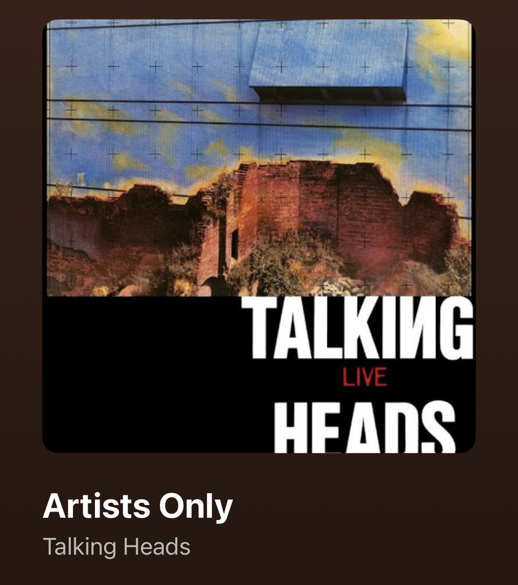 TweetsVanZandt's tweet image. I’ve got a long list of artists I wish I saw live but close to the top is Talking Heads in the 70s. All three of these shows are tight and thrilling