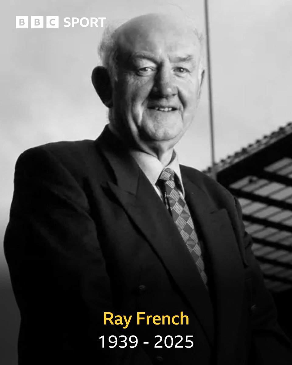 Some sad news to bring you.

Rugby league great Ray French, who commentated on the sport for the BBC over four decades, has died at the age of 85.

Our thoughts, from everybody at BBC Sport, are with all his family and friends.