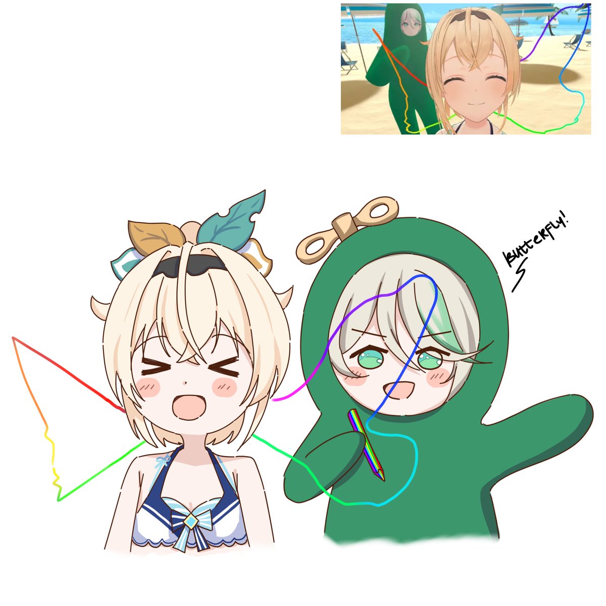 tsookidayo's tweet image. 🍃🍵
#いろはにも絵を
#Immergination