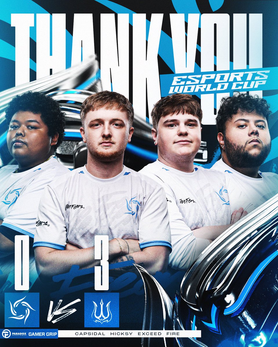 FiveFears's tweet image. GG @SurgeVancouver
What a ride it was with this squad. Think we proved a lot of people wrong.
Can’t thank our players and coaches enough @ExceedLbX @Hiicksy_ @Capsidal_ @firep @BsportJoshh @PugCOD @Xotic16
Thank you to everyone showing us support and to @EWC_EN it means the…