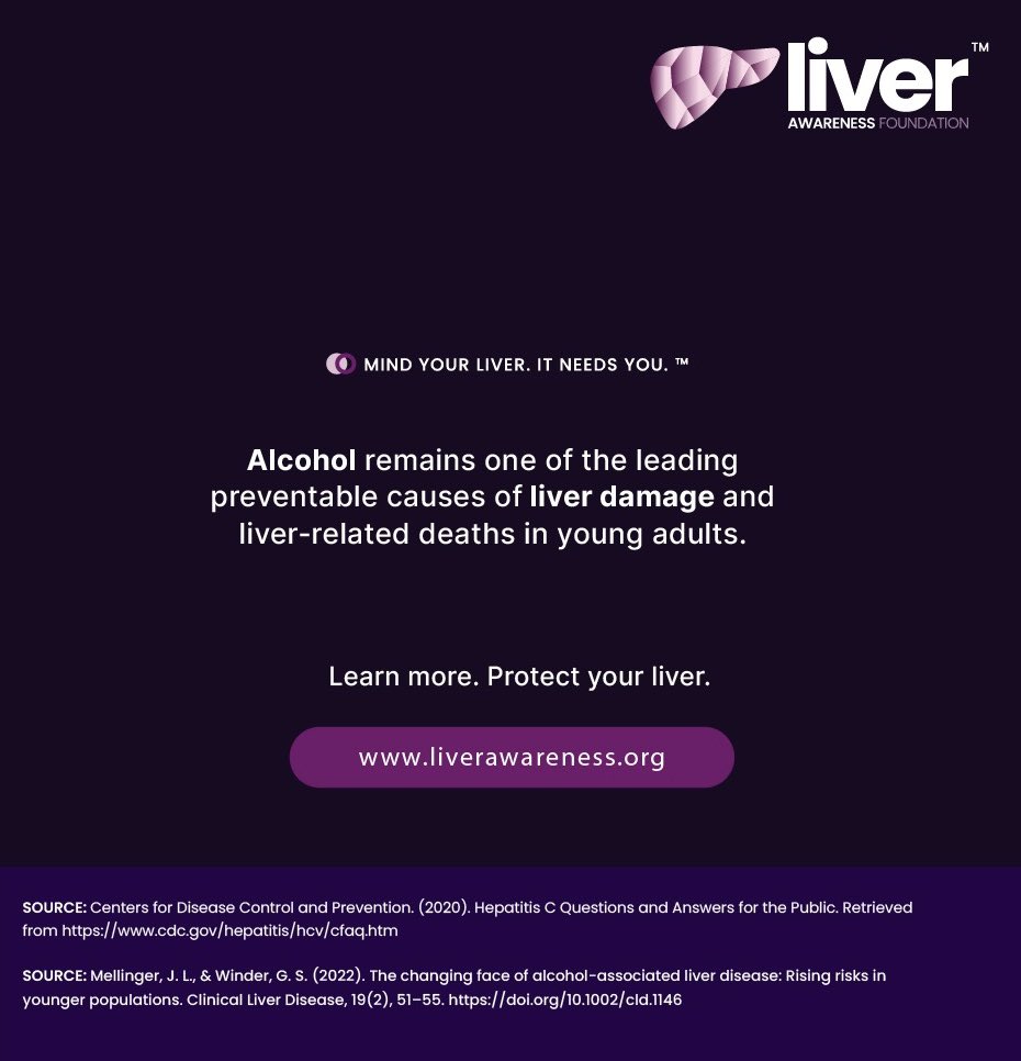 LiverAwareness's tweet image. Modern lifestyles. Hidden liver risks.
It’s not just about alcohol.
• Recreational drugs
• Unprotected sex
• Shared tools
• Risky Behaviour
Even small patterns can quietly impact your liver.
Mind Your Liver. It Needs You.™
#LiverAwareness #GenZHealth #LiverHealth