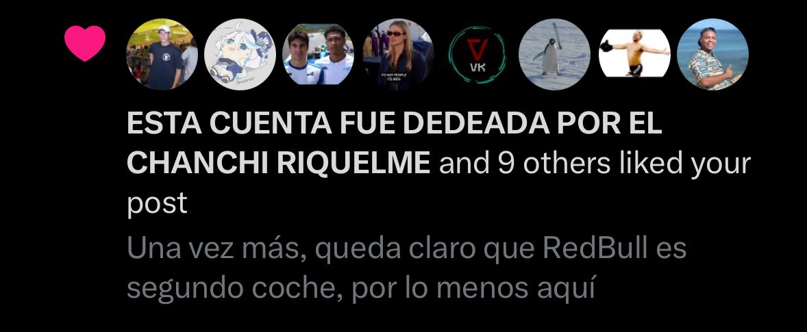 piastrezz's tweet image. ESTA CUENTA FUE DEDEADA POR EL CHANCHI RIQUELME and 9 others liked your post
Alguien tiene que parar esto