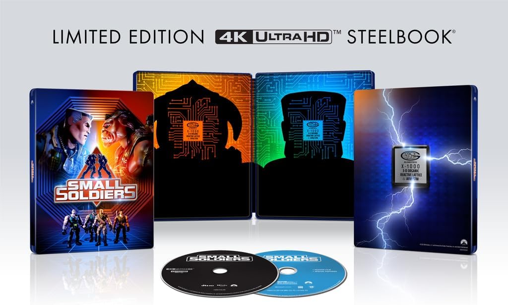 Lbabinz's tweet image. Small Soldiers 4K Steelbook is available again on Amazon ($35.09) lbabi.nz/0OzvfI #ad