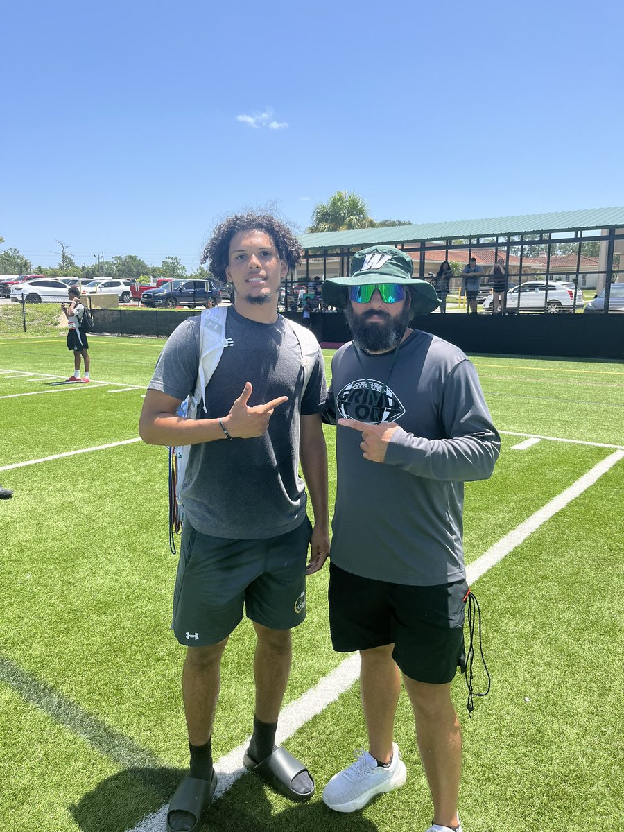 Omari Hill (@omari2wavy) on Twitter photo Had a great time at the Webber international prospect camp learning,perfecting my craft and building relationships <a href="/coachkpope/">Khalil Pope, MSM</a> <a href="/Coach_Ski19/">Jake Czerniakowski</a> <a href="/PrepRedzoneFL/">Prep Redzone Florida</a> <a href="/CoachPotochney/">Coach P</a> <a href="/H2_Recruiting/">Hasani (H2) | Football Recruiting</a> Had a great time at the Webber international prospect camp learning,perfecting my craft and building relationships <a href="/coachkpope/">Khalil Pope, MSM</a> <a href="/Coach_Ski19/">Jake Czerniakowski</a> <a href="/PrepRedzoneFL/">Prep Redzone Florida</a> <a href="/CoachPotochney/">Coach P</a> <a href="/H2_Recruiting/">Hasani (H2) | Football Recruiting</a>